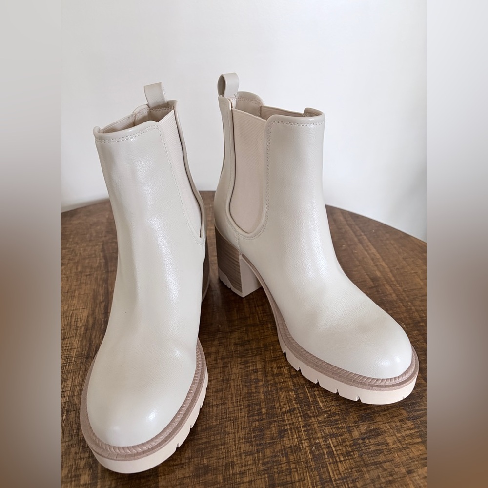 MIA Cream Ankle Booties